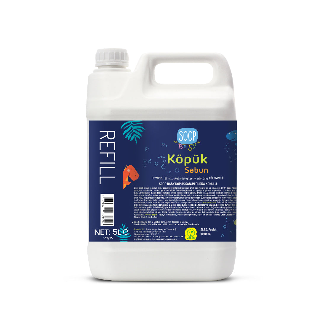 SOOP Baby Dinozor Doğal Köpük Sabun 5L Refill