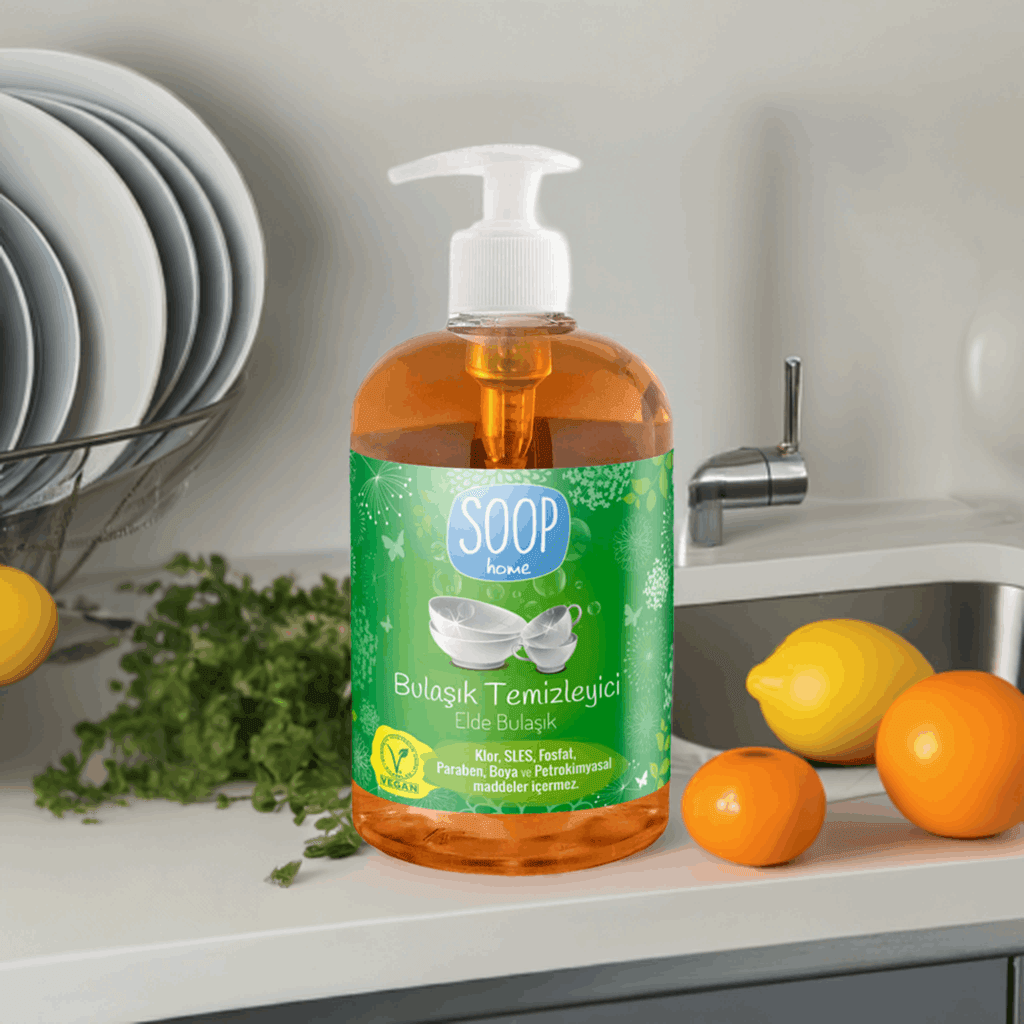 SOOP Home Elde Bulaşık Temizleyici- Doğal Bulaşık Deterjanı - soopcomtr