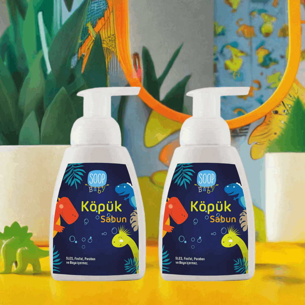 SOOP Baby Dinozor Köpük Sabun 2'li Paket - soopcomtr