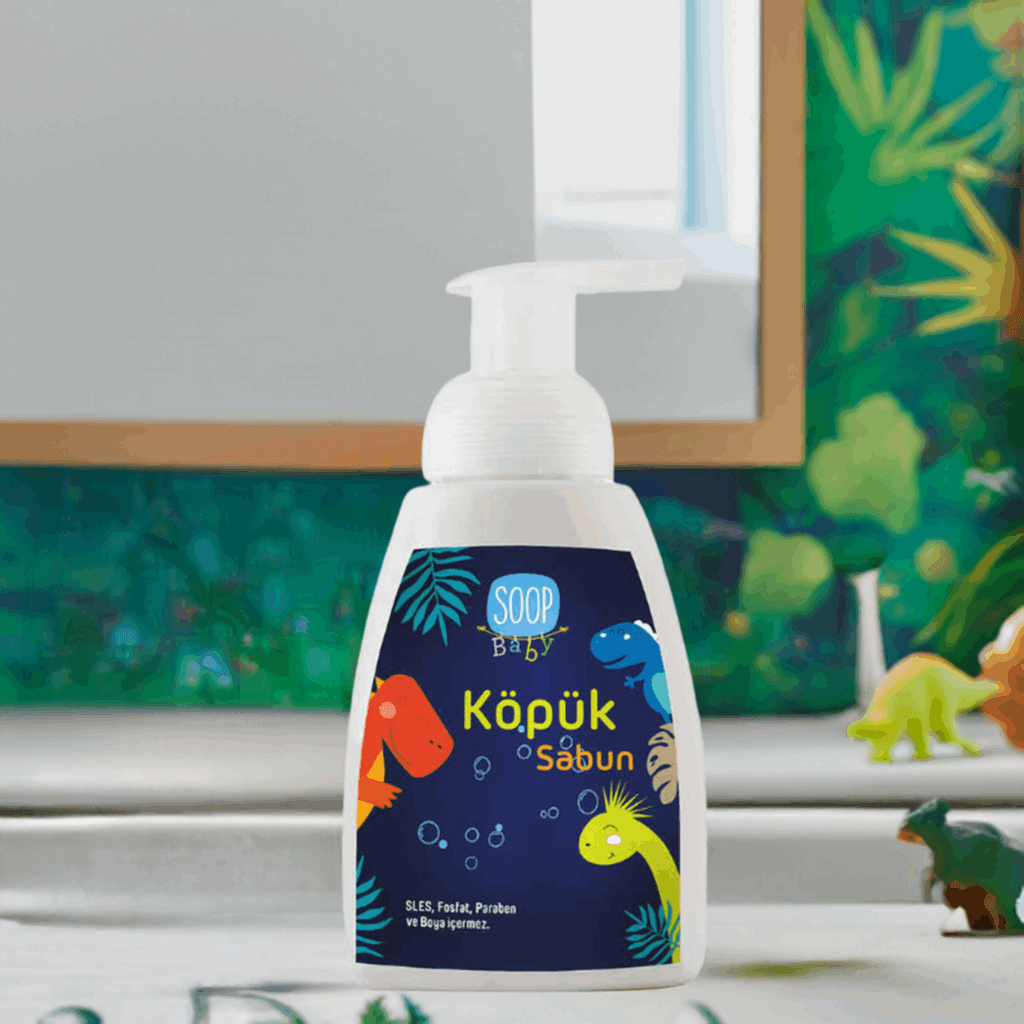 SOOP Baby Dinozor Köpük Sabun - soopcomtr
