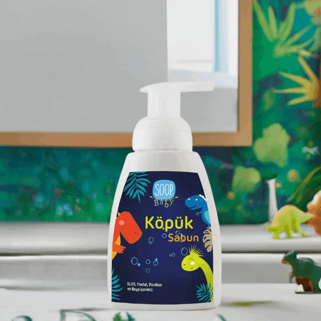 SOOP Baby Dinozor Köpük Sabun - soopcomtr