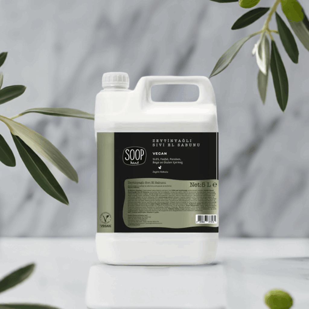 SOOP Hand Zeytinyağlı Sıvı El Sabunu 5 L - Refill - soopcomtr