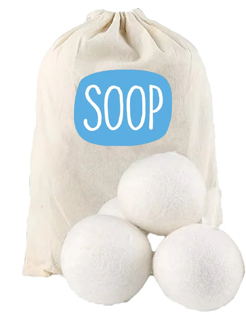 SOOP Home Yün Çamaşır Kurutma Topları- 3 Adet - soopcomtr