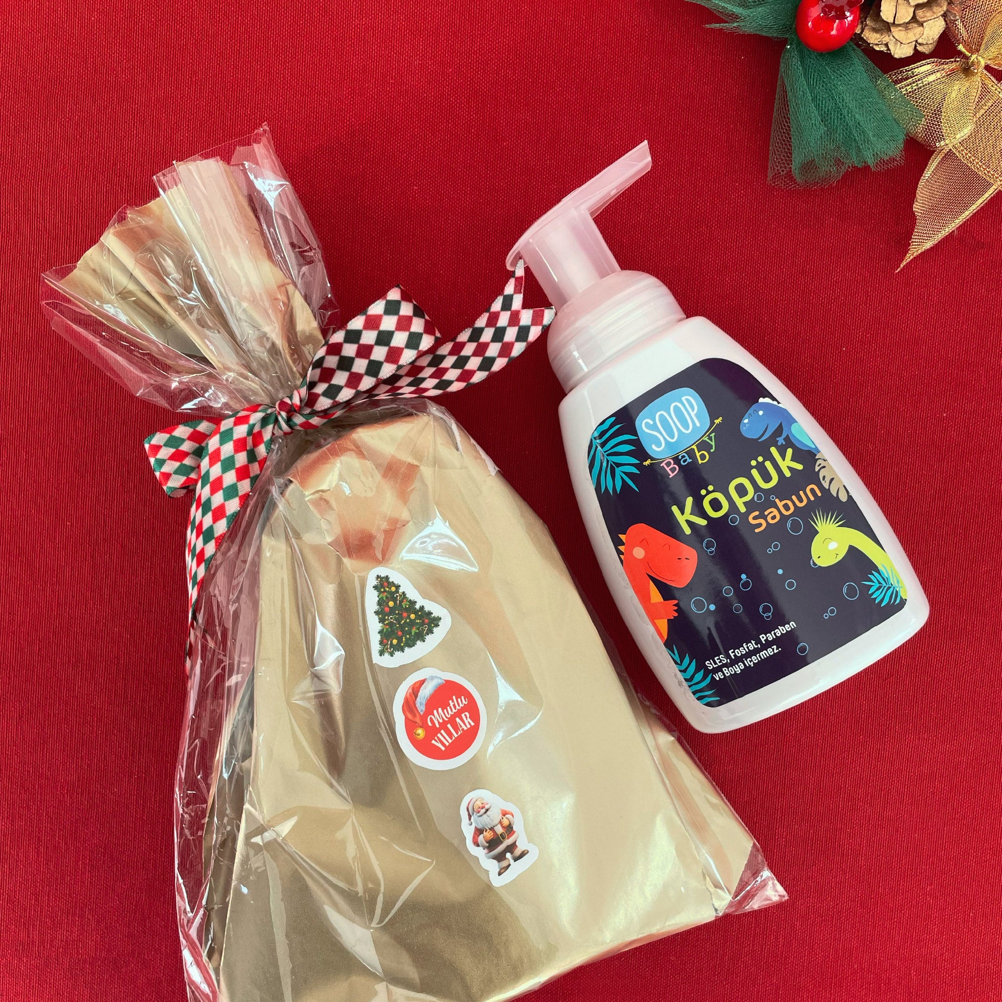 SOOP Baby Dinozor Köpük Sabun Hediye Paketi