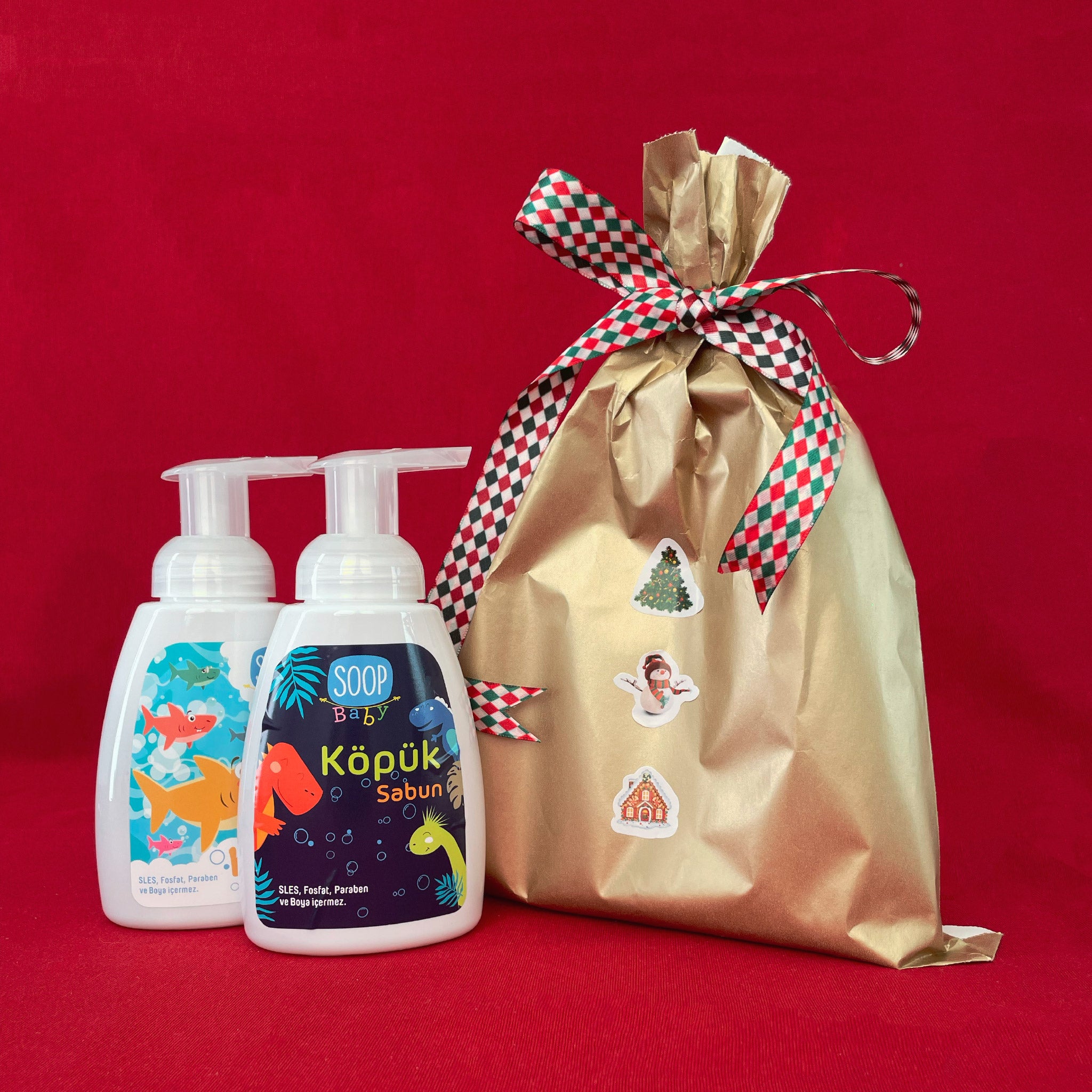 SOOP Baby Dinozor - Shark Köpük Sabun Hediye Paketi - 2'li