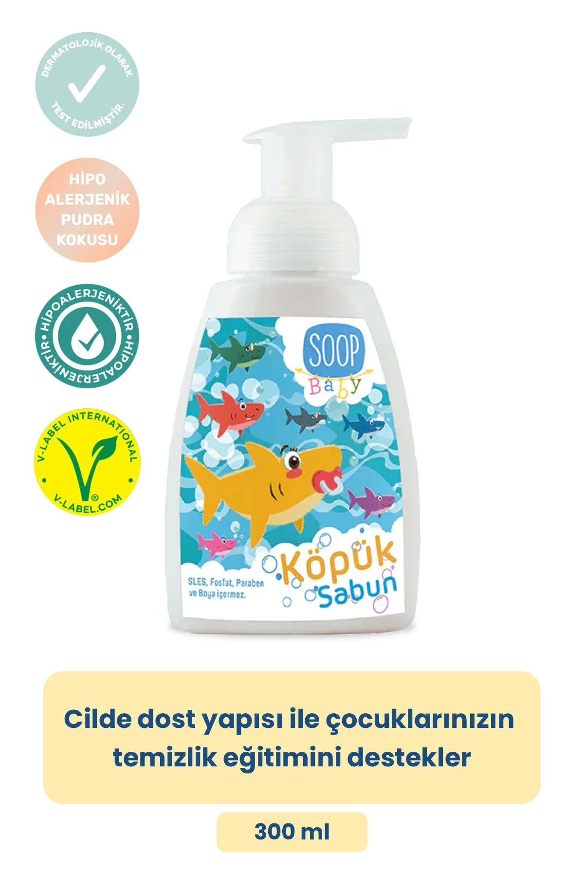SOOP Baby Shark Köpük Sabun 2'li Paket