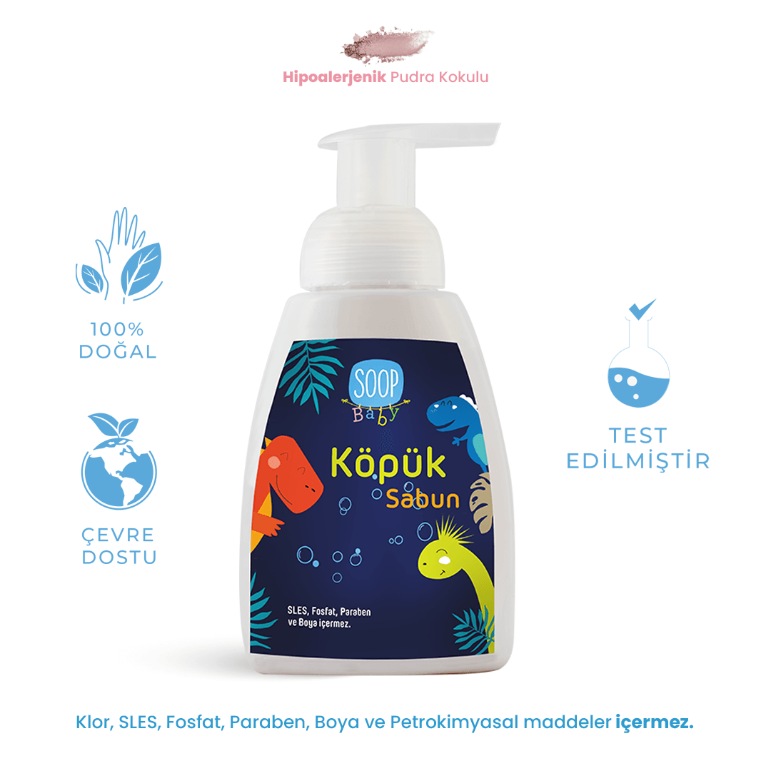 SOOP Baby Dinozor Köpük Sabun