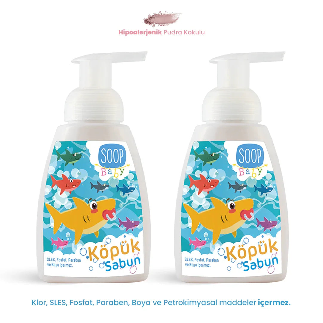 SOOP Baby Shark Köpük Sabun 2'li Paket - soopcomtr