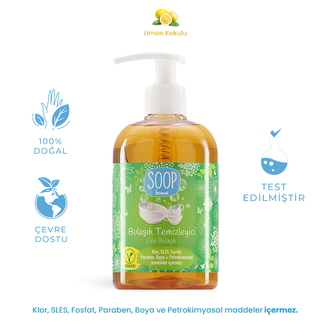 SOOP Home Elde Bulaşık Temizleyici- Doğal Bulaşık Deterjanı