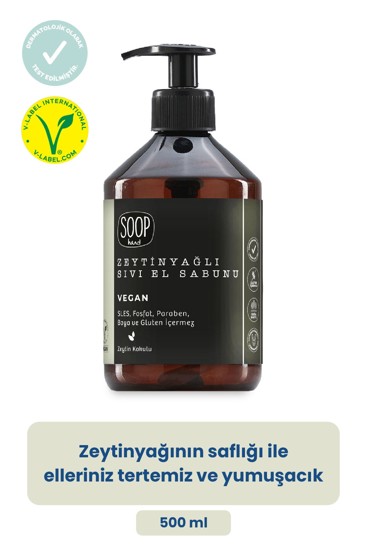 SOOP Hand Zeytinyağlı Sıvı El Sabunu