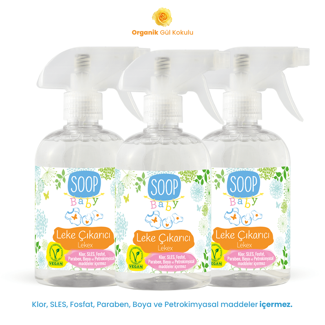 SOOP Baby Leke Çıkarıcı - Lekex 3'lü Paket - soopcomtr