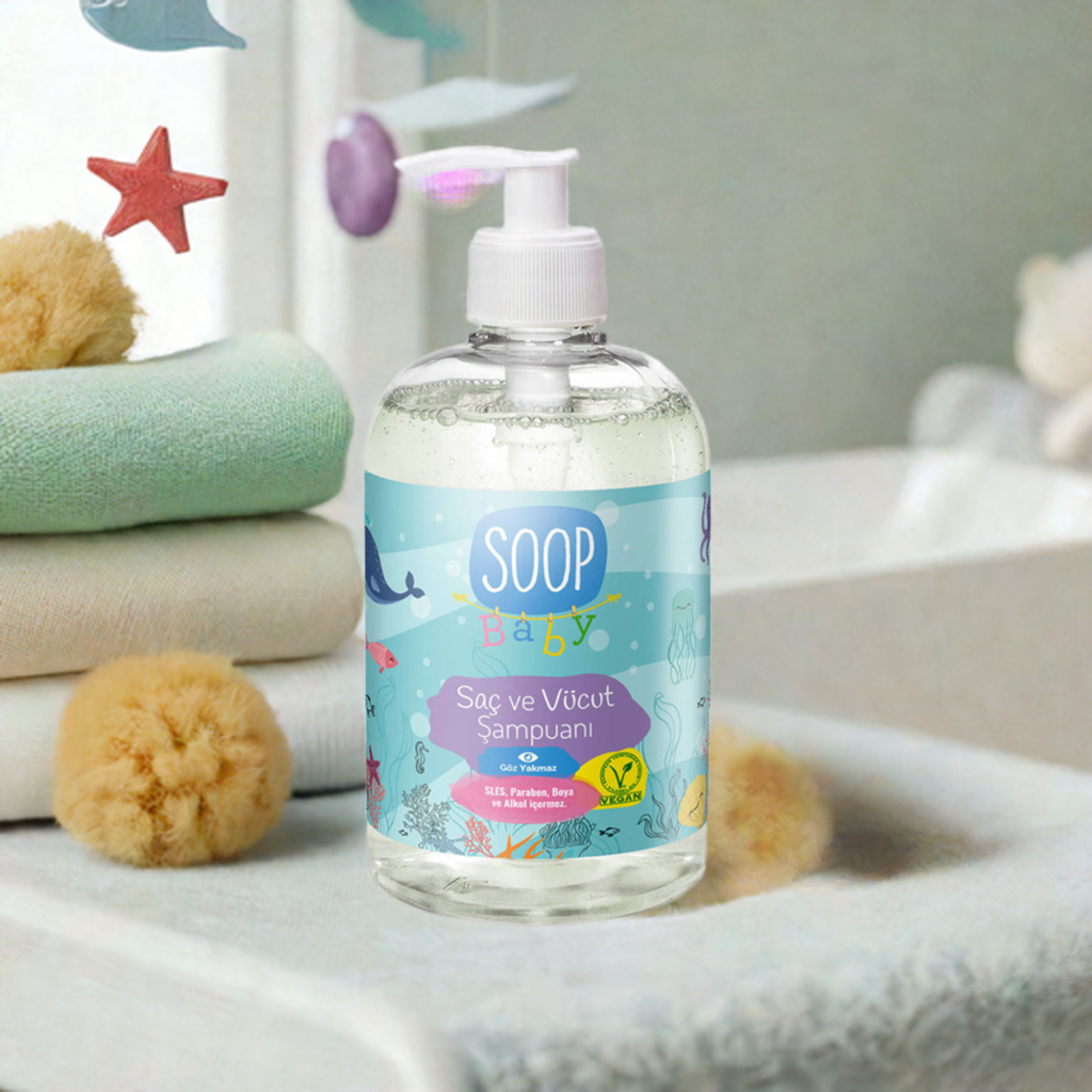 SOOP Baby Saç ve Vücut Şampuanı - soopcomtr