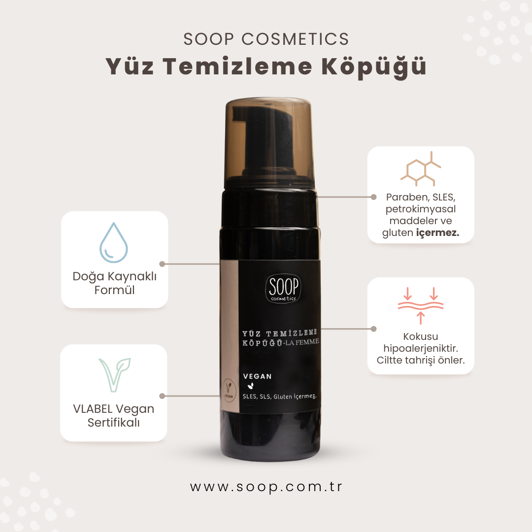 SOOP Cosmetics Yüz Temizleme Köpüğü - soopcomtr