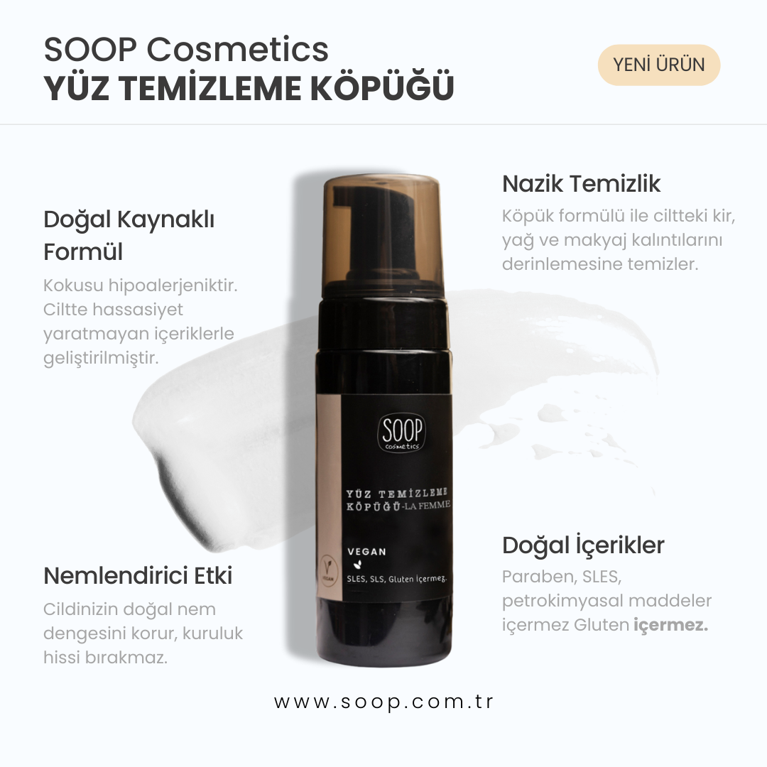 SOOP Cosmetics Yüz Temizleme Köpüğü - soopcomtr