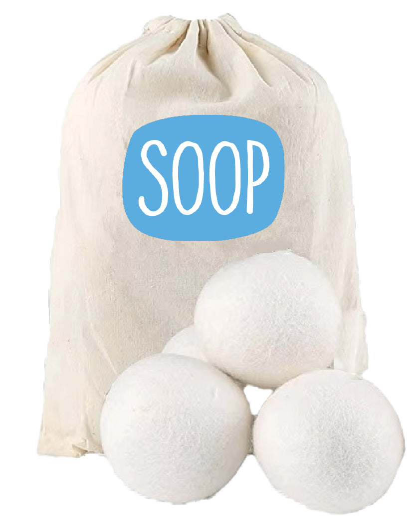 SOOP Home Yün Çamaşır Kurutma Topları- 3 Adet