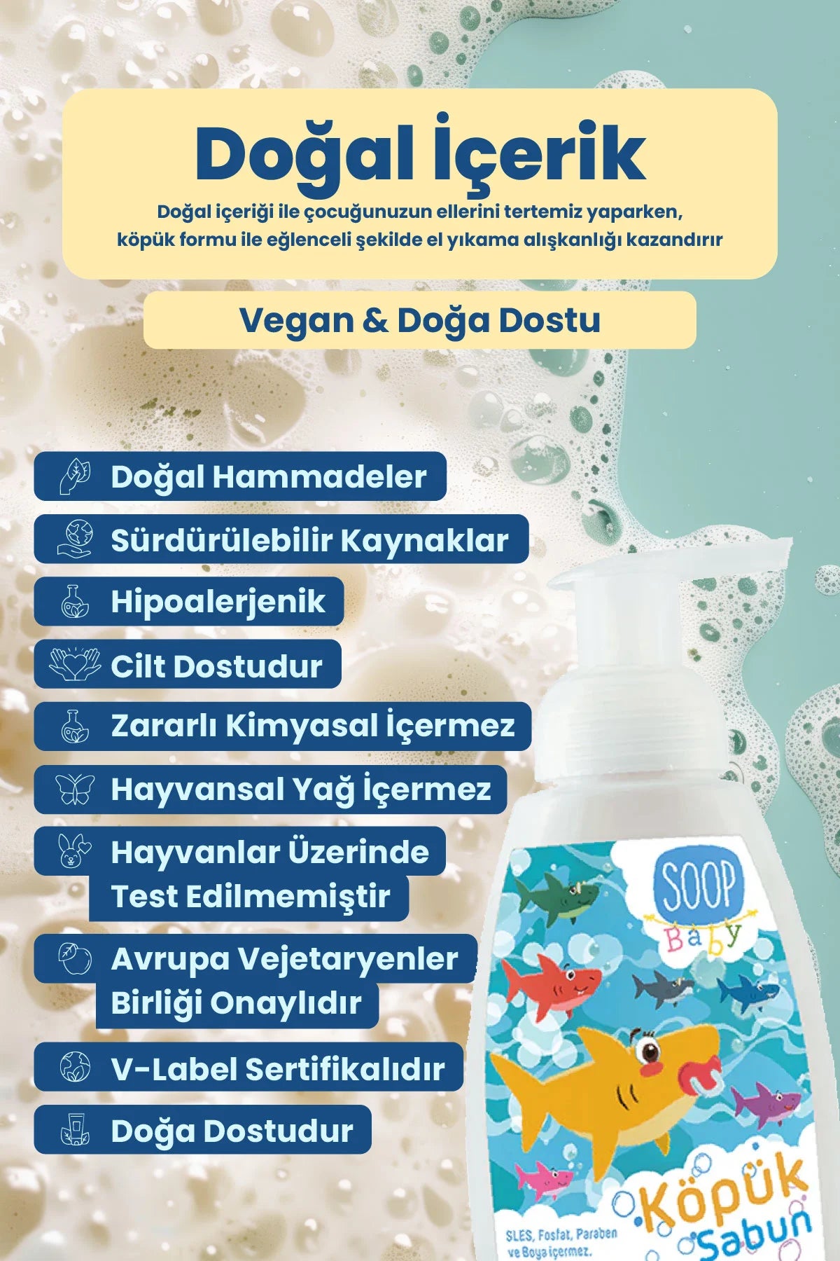 SOOP Baby Shark Köpük Sabun