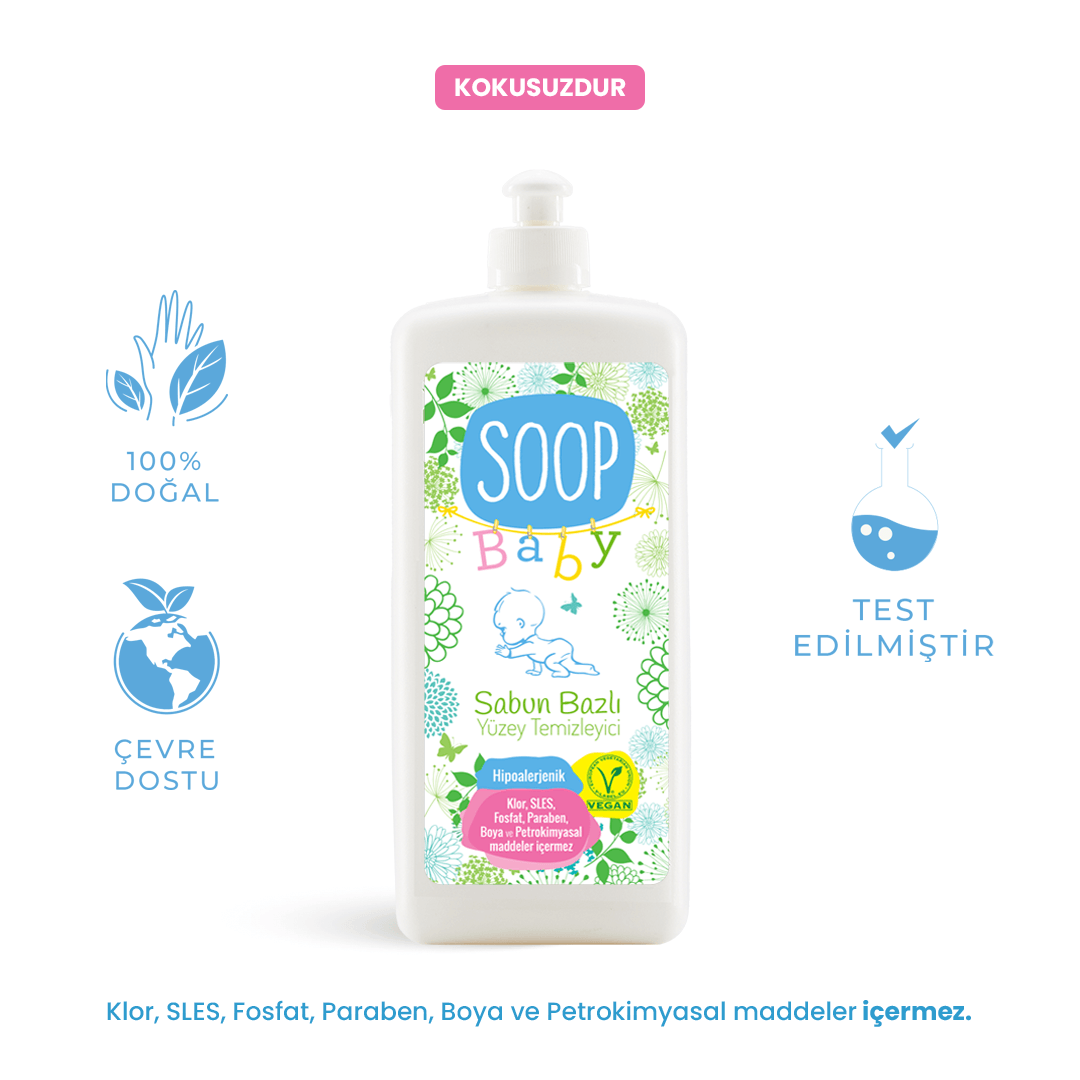 SOOP Baby Sabun Bazlı Sıvı Yüzey Temizleyici