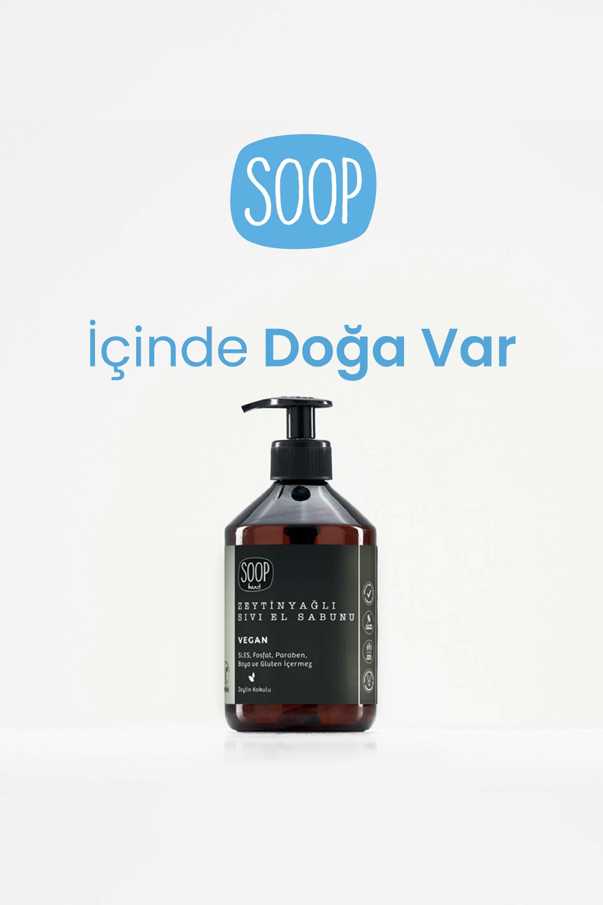 SOOP Hand Zeytinyağlı Sıvı El Sabunu