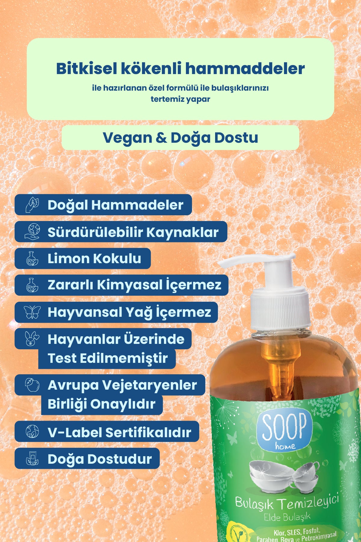 SOOP Home Elde Bulaşık Sabunu 2'li Paket